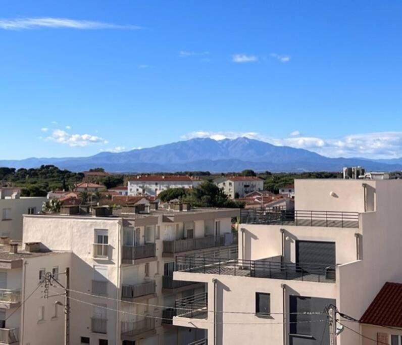 Studio Cote Plage Tout Equipe Vue Sur Le Canigou Canet-en-Roussillon Buitenkant foto